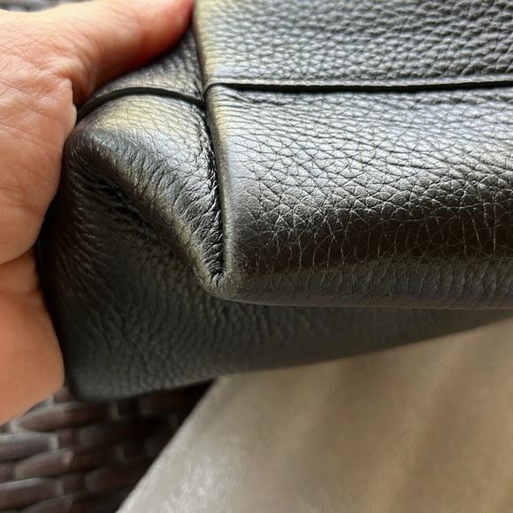 KATE SPADE black pebble leather shoulder bag - Picture 7 of 8